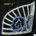 Venda por atacado Mini Star Rhinestone Tiaras, Princess Crown ou Miss World Crown